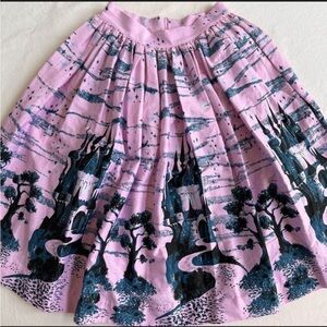 ✨ Pinup Couture Pink Disney Castle Skirt – Size Small (NWOT) ✨